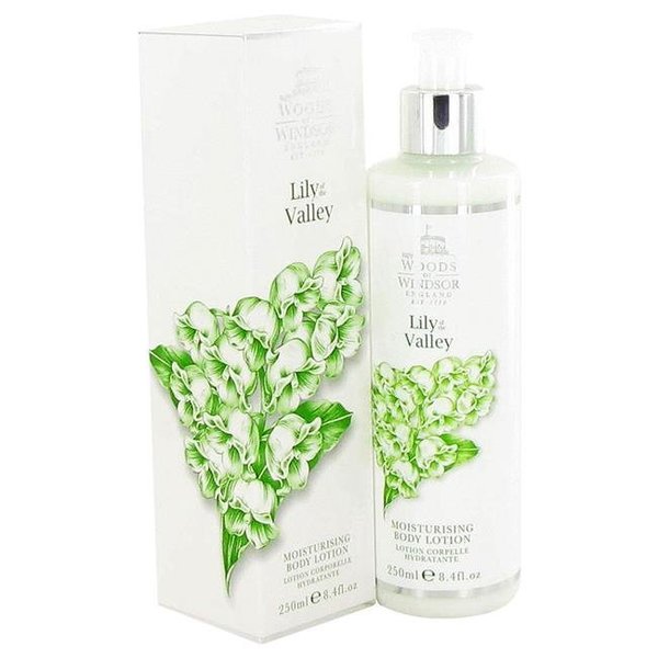 Woods Of Windsor Woods of Windsor 490631 8.4 oz Lily of The Valley Body Lotion by Woods of Windsor for Women 490631